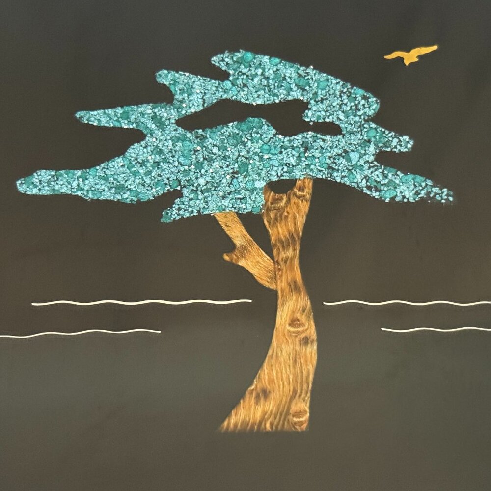 Mid-Century Couroc of Monterey, Cheese Board with New England Maple